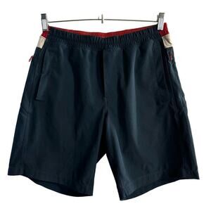 Birddogs Shorts Mens Large Blue Red Boomstick Lined Classic Fit Stretch Pocket